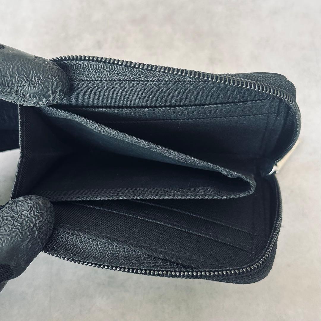Calvin Klein レザー　L字ファスナー　コインケース　小銭入れ　黒 9