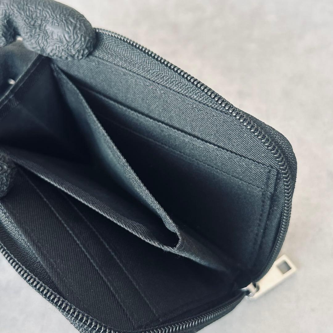 Calvin Klein レザー　L字ファスナー　コインケース　小銭入れ　黒 10