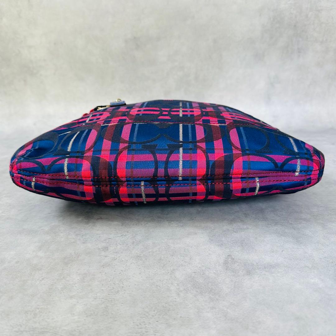 Y2K COACH Check Signature Chain 3way Bag 11