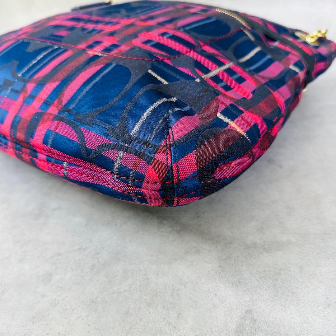 Y2K COACH Check Signature Chain 3way Bag 13