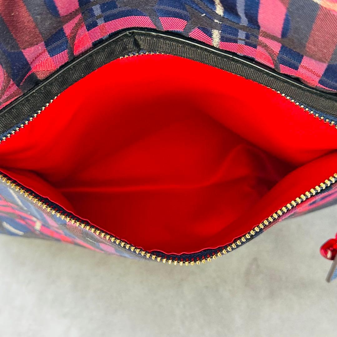 Y2K COACH Check Signature Chain 3way Bag 16