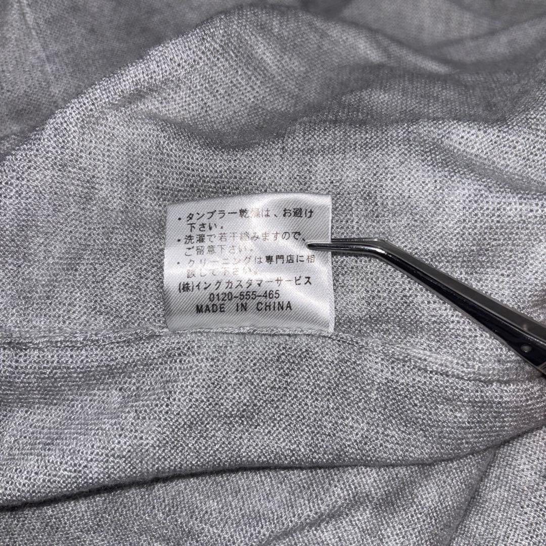 INGNI グレー ロングカーディガン Mサイズシンプルd670 16