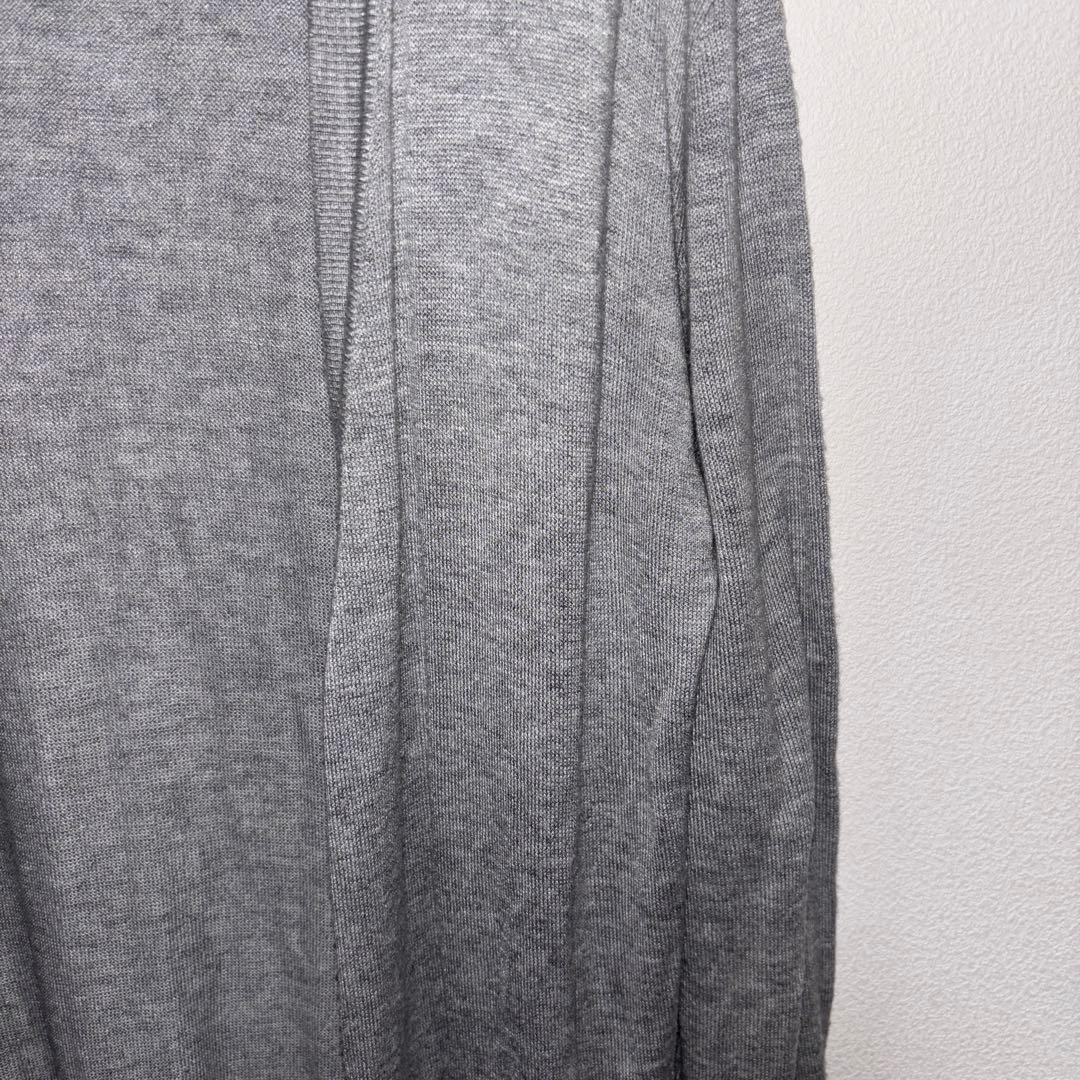 INGNI グレー ロングカーディガン Mサイズシンプルd670 8