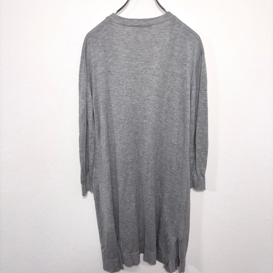 INGNI グレー ロングカーディガン Mサイズシンプルd670 10