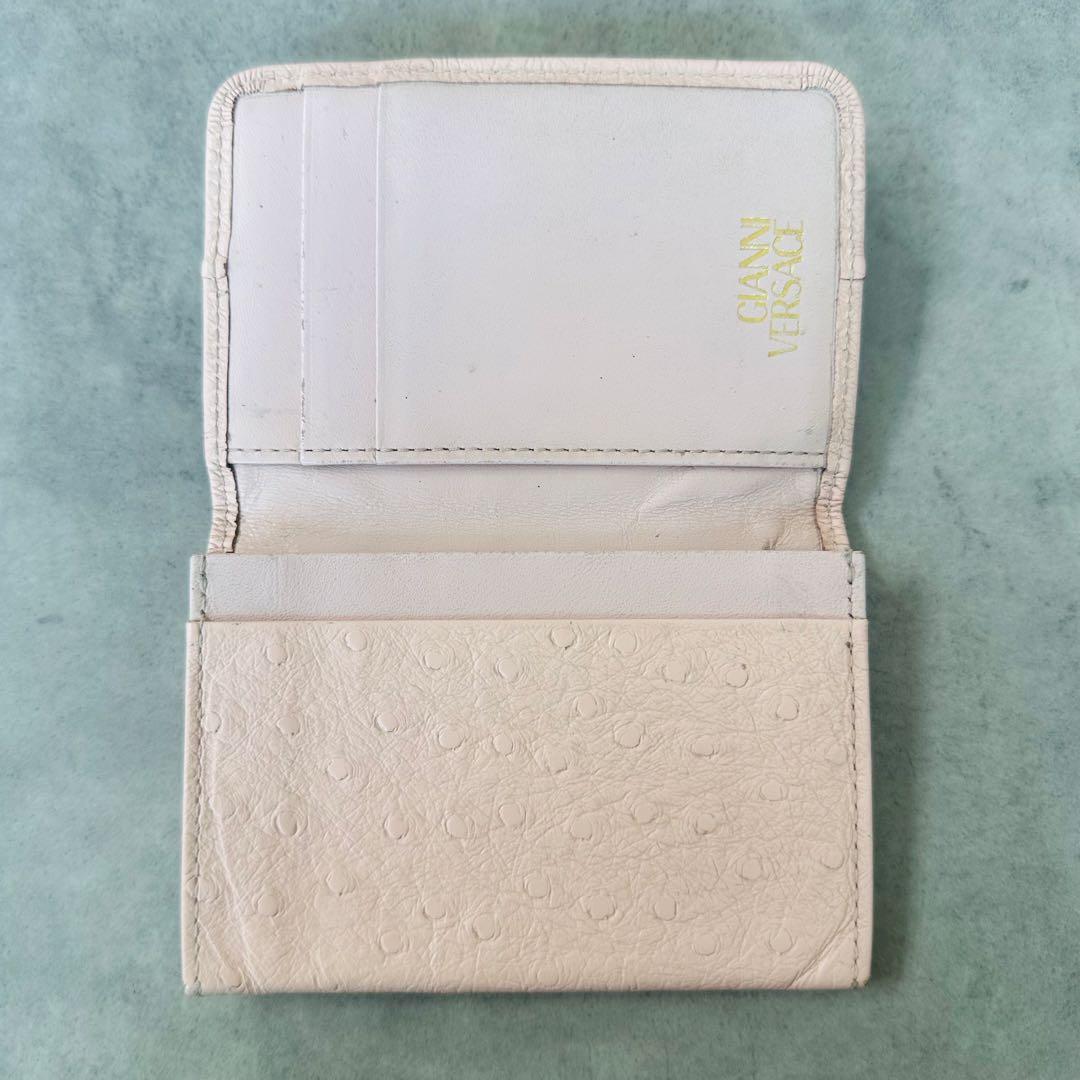 GIANNI VERSACE サンバースト　型押しレザー　名刺入れ　カードケース 11