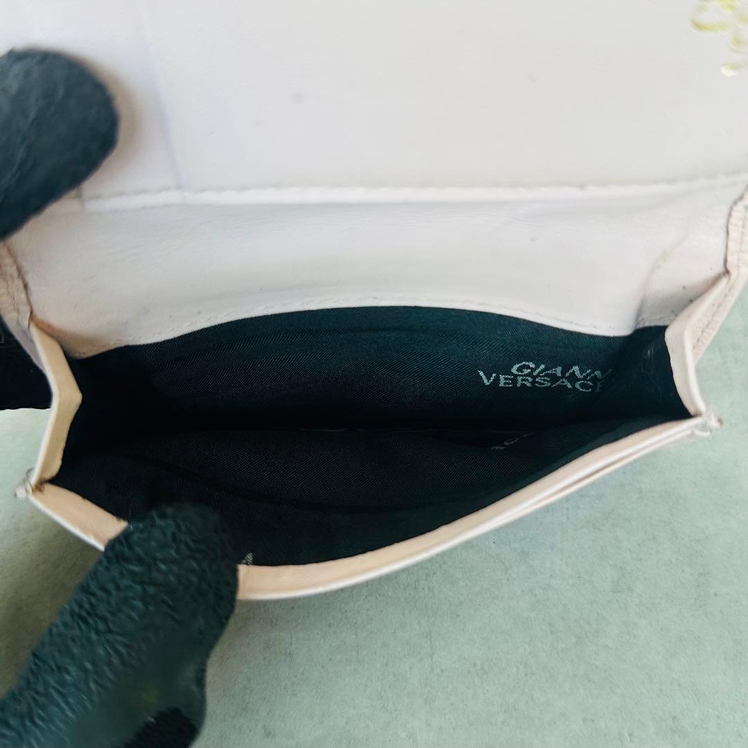 GIANNI VERSACE サンバースト　型押しレザー　名刺入れ　カードケース 12