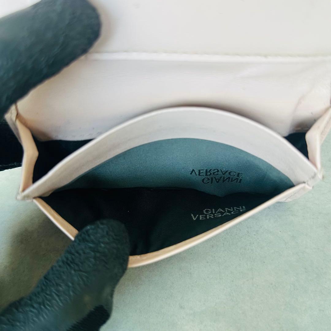 GIANNI VERSACE サンバースト　型押しレザー　名刺入れ　カードケース 13