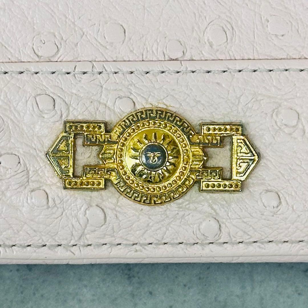 GIANNI VERSACE サンバースト　型押しレザー　名刺入れ　カードケース 14