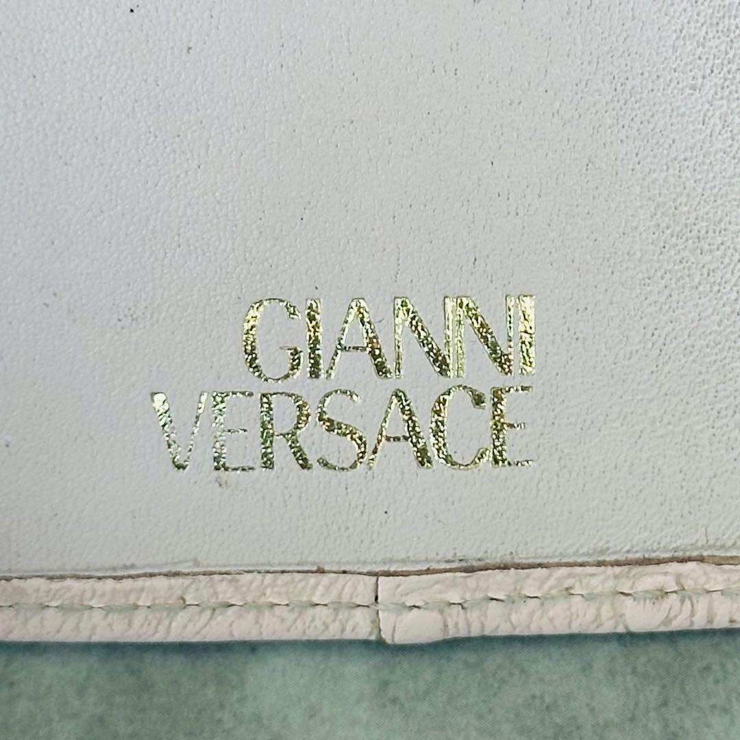 GIANNI VERSACE サンバースト　型押しレザー　名刺入れ　カードケース 15