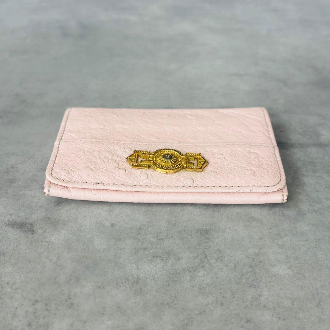 GIANNI VERSACE サンバースト　型押しレザー　名刺入れ　カードケース 5