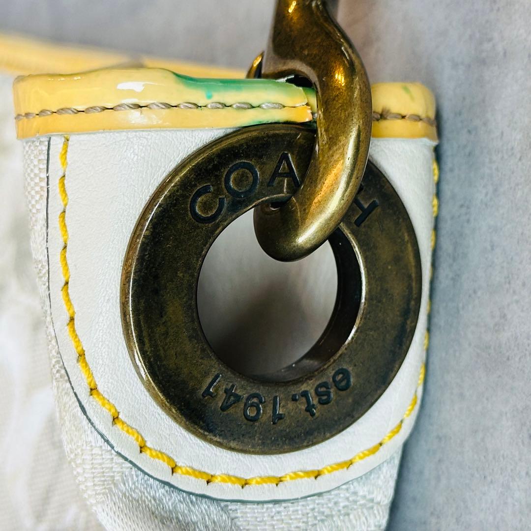 Y2K COACH Signature Tie Dye Shoulder Bag 18