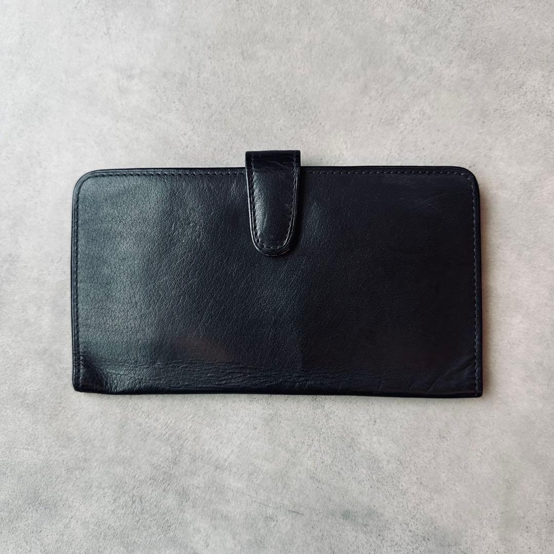 OLD COACH レザー 二つ折り長財布　札入れ カード入れ　IDウインドウ