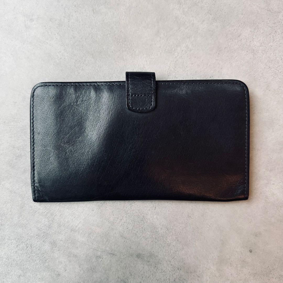 OLD COACH レザー 二つ折り長財布　札入れ カード入れ　IDウインドウ 2