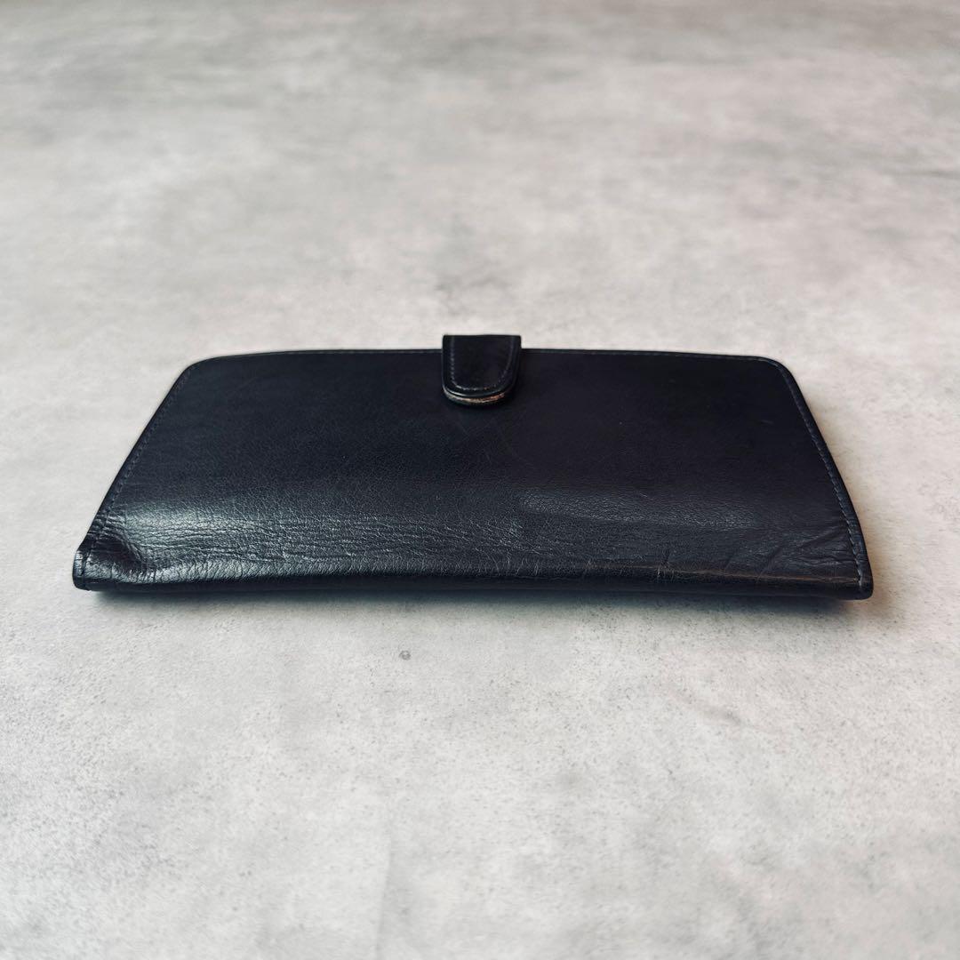 OLD COACH レザー 二つ折り長財布　札入れ カード入れ　IDウインドウ 5