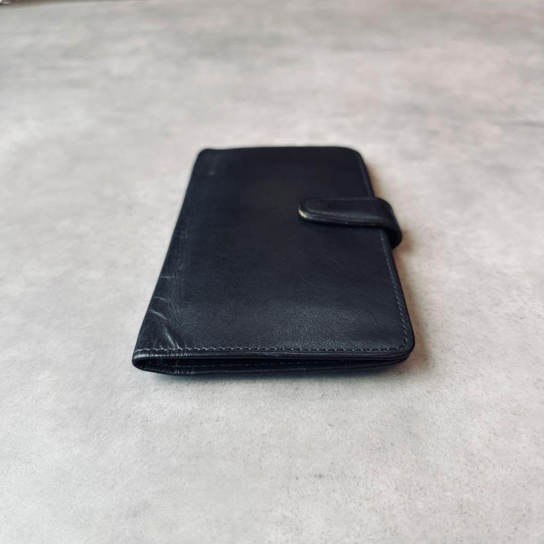 OLD COACH レザー 二つ折り長財布　札入れ カード入れ　IDウインドウ 6