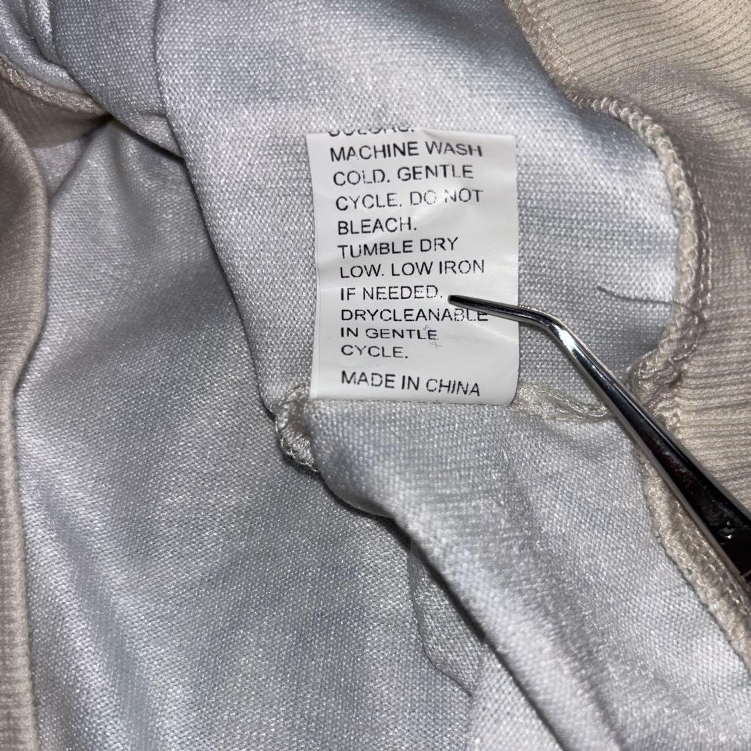 SHEIN 波模様ゼブラ柄ニットベストショート丈 XLd713 12