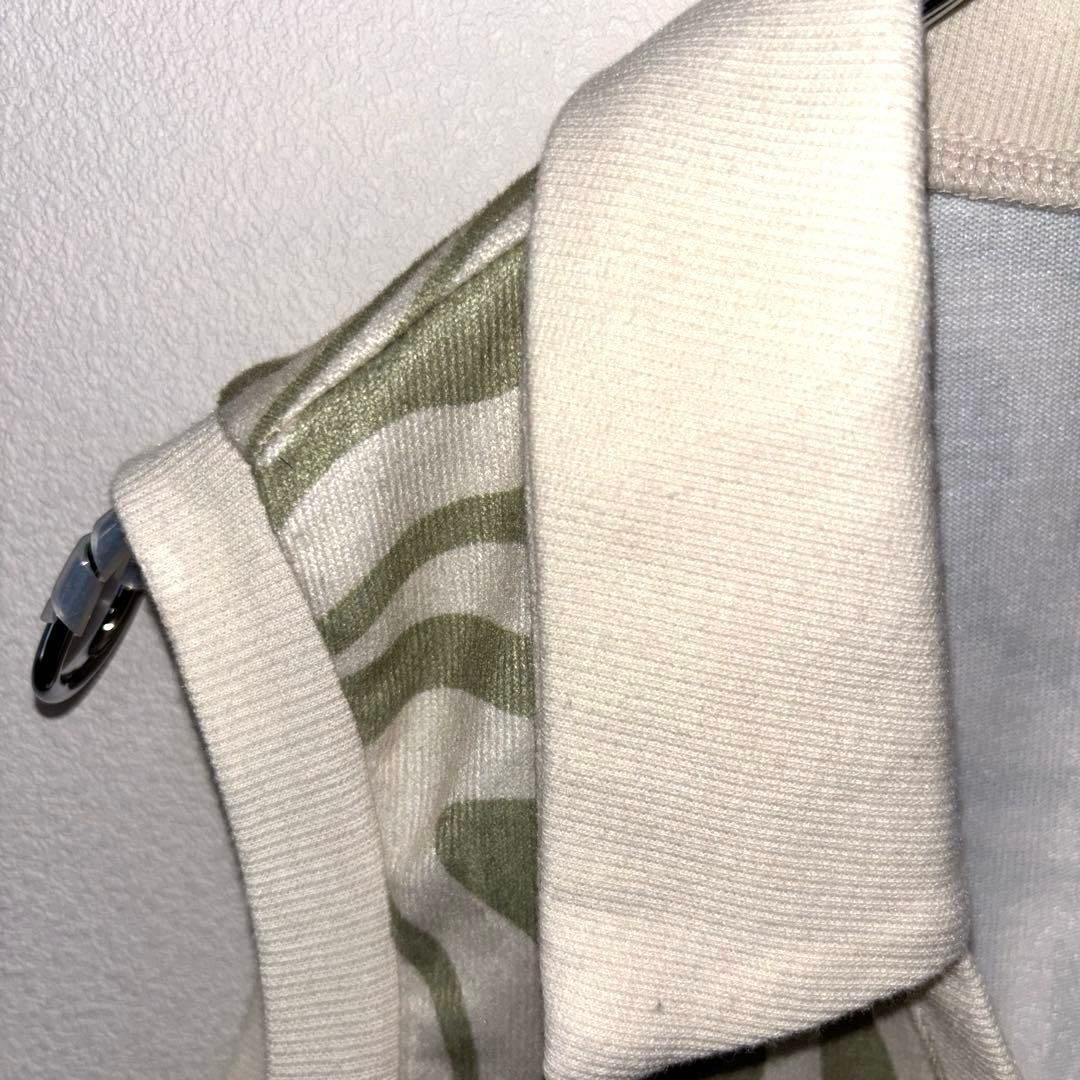 SHEIN 波模様ゼブラ柄ニットベストショート丈 XLd713 4