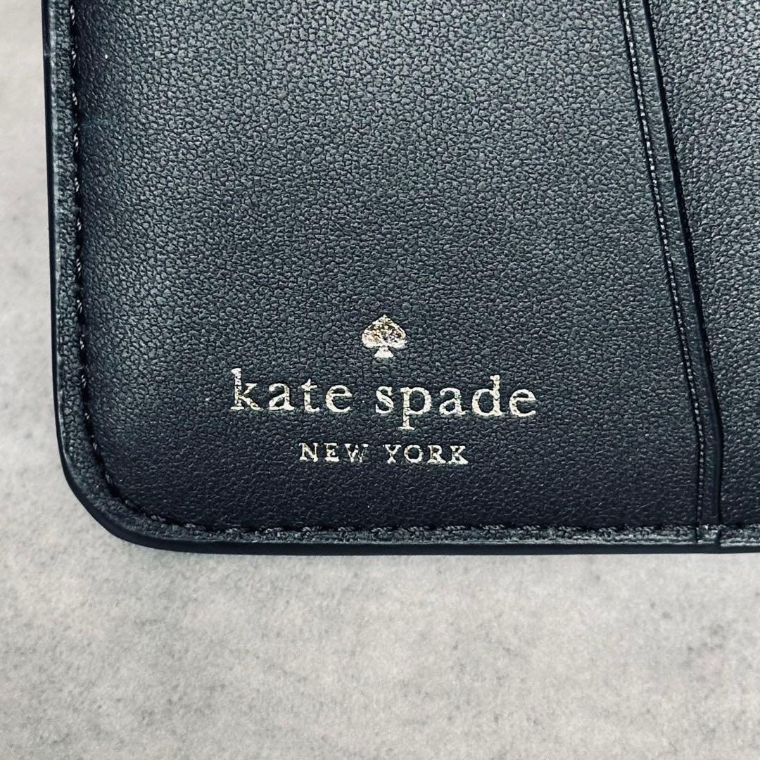 kate spade ステイシー スモール ジップ アラウンド ウォレット 黒 15