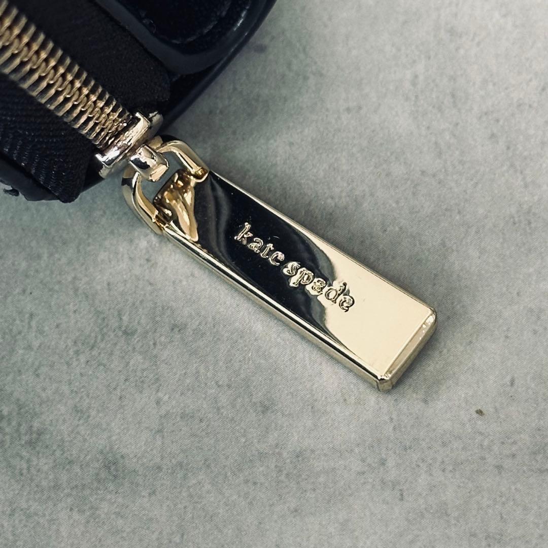 kate spade ステイシー スモール ジップ アラウンド ウォレット 黒 16