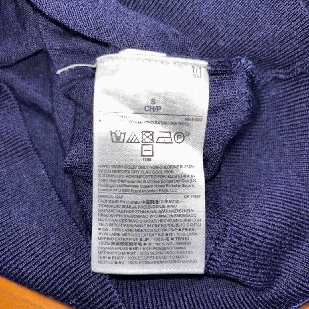 Gap エクストラファインメリノウール Sサイズ 長袖 d748 12