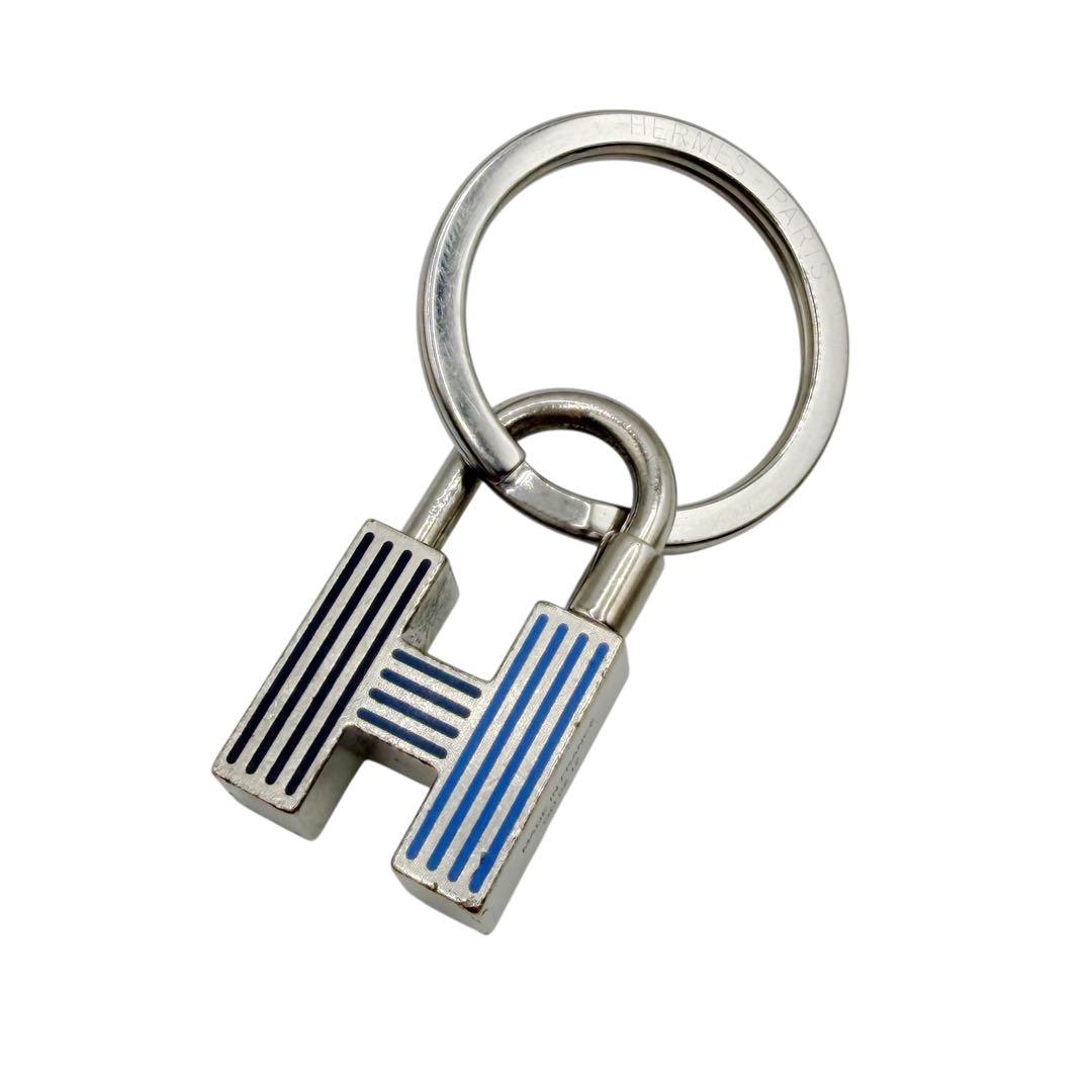 ⭐️良品⭐️ エルメス Hカデナ クイズ レインボー キーリング Hロゴ 2