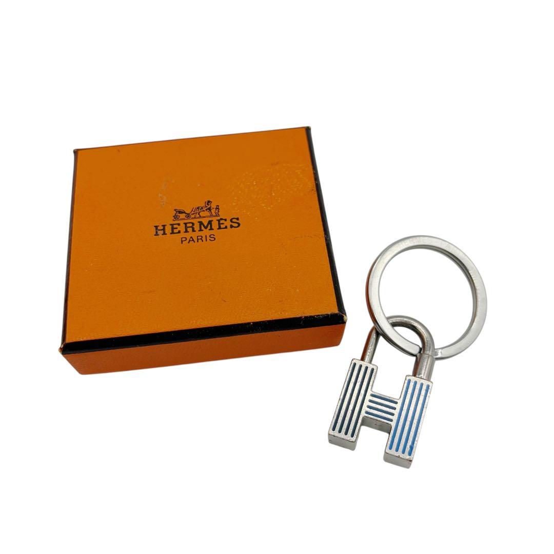 ⭐️良品⭐️ エルメス Hカデナ クイズ レインボー キーリング Hロゴ 7