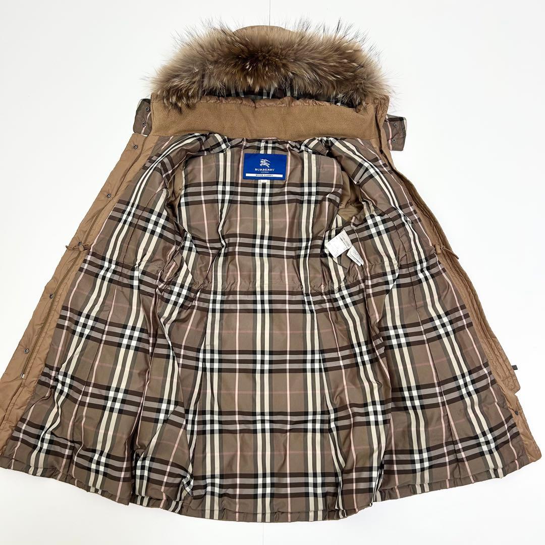美品✨BURBERRY ダウンコート　キャメル　ブラウン　ノバチェック　40 2
