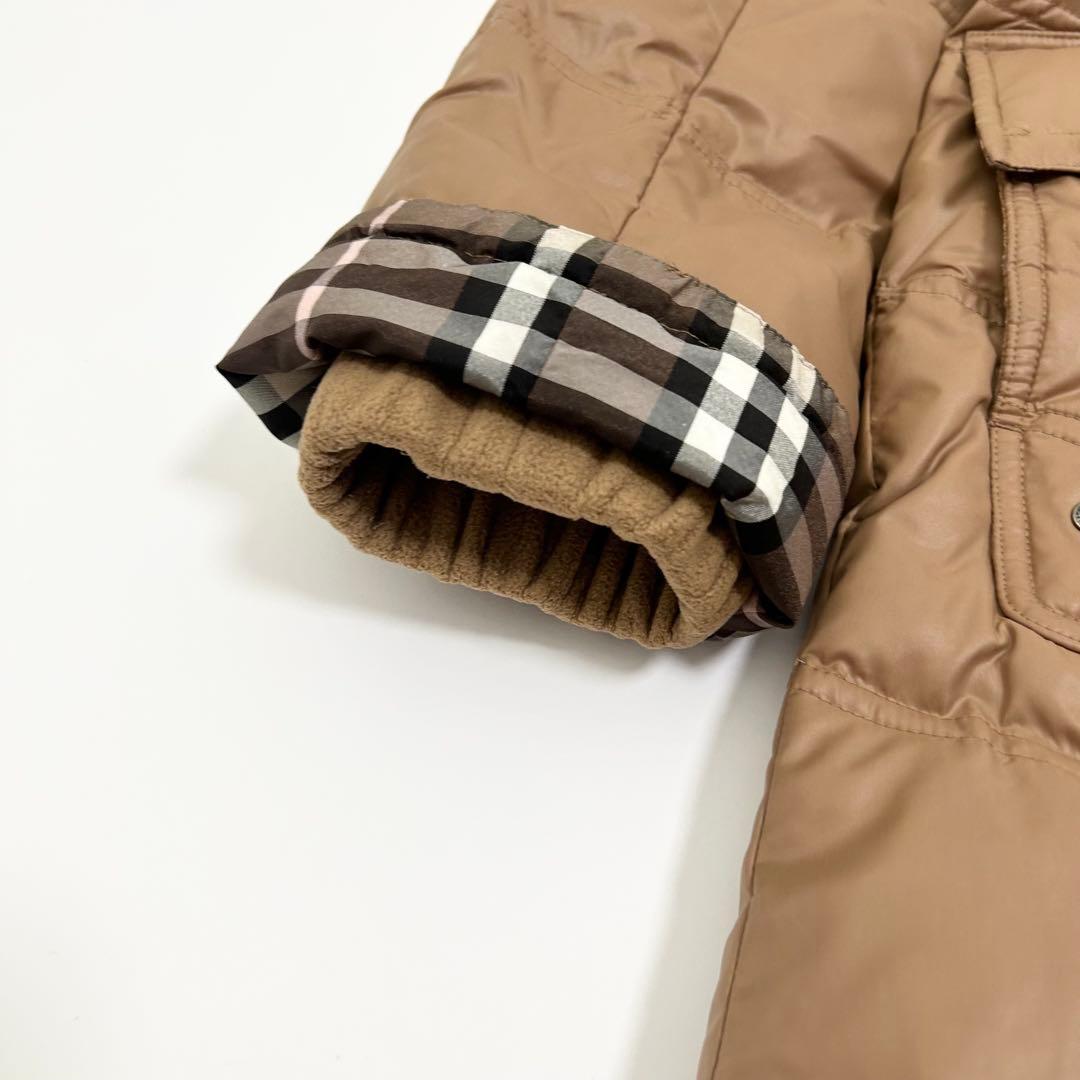 美品✨BURBERRY ダウンコート　キャメル　ブラウン　ノバチェック　40 11