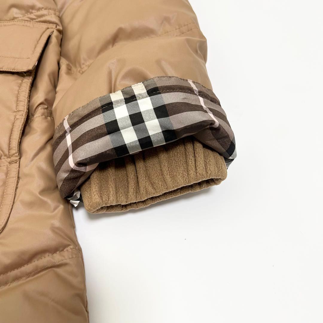 美品✨BURBERRY ダウンコート　キャメル　ブラウン　ノバチェック　40 12