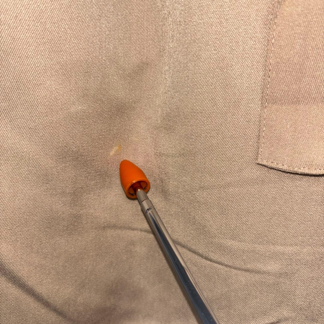 Private pauseベージュハイウェストワイドパンツベルト付 L d783 6