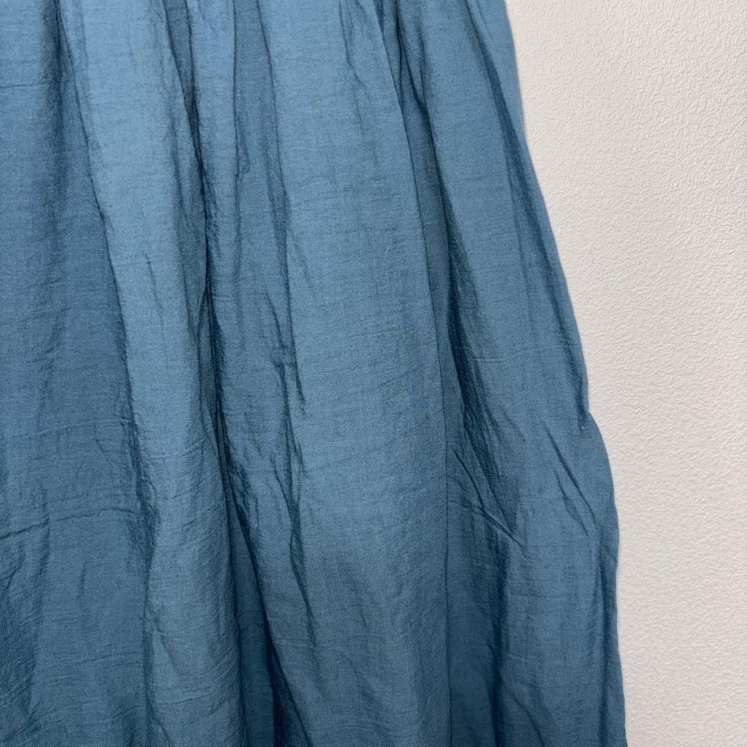 Supition 刺繍レースフラワーロングフレアスカート Fサイズd739 8