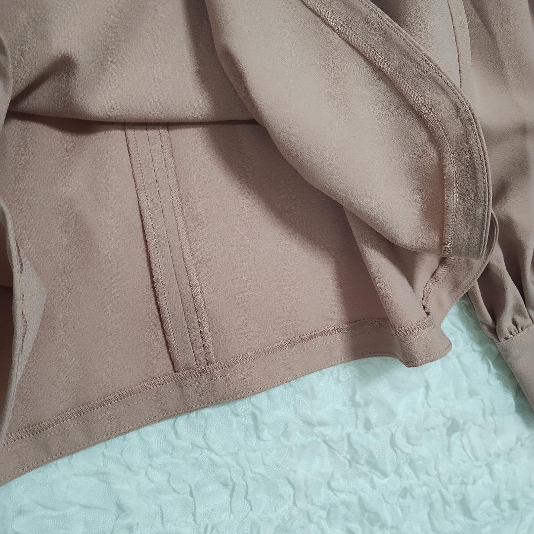 アンアナザーアンジュラス ピンク Vネック 長袖ブラウス F バルーン袖 柔らか 5