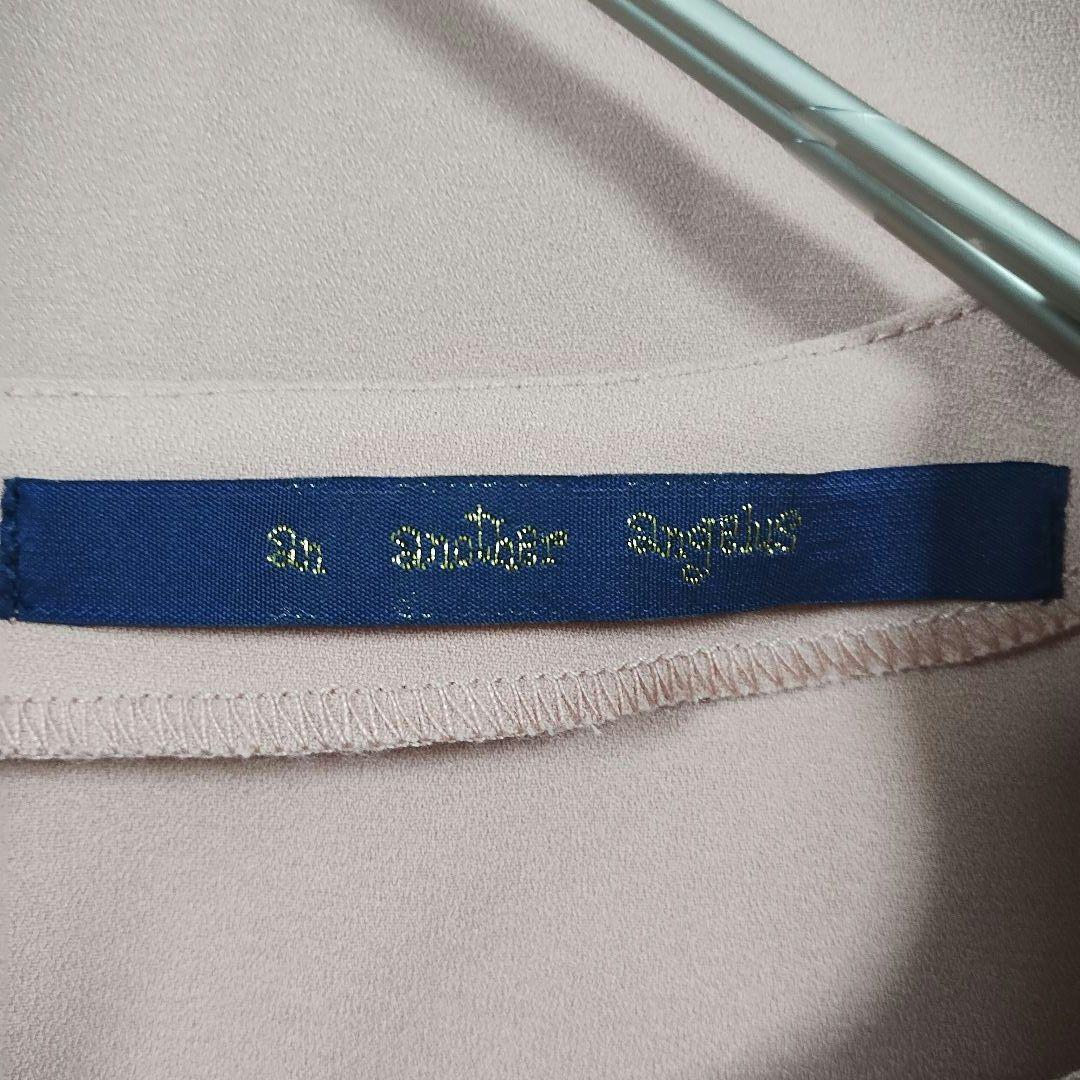 アンアナザーアンジュラス ピンク Vネック 長袖ブラウス F バルーン袖 柔らか 9