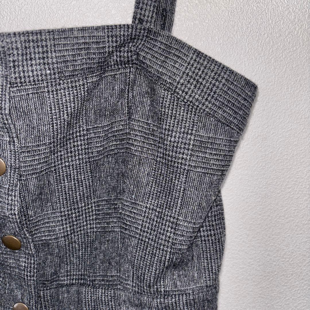 E hyphen world galleryキャミワンピースF グレーd701 8