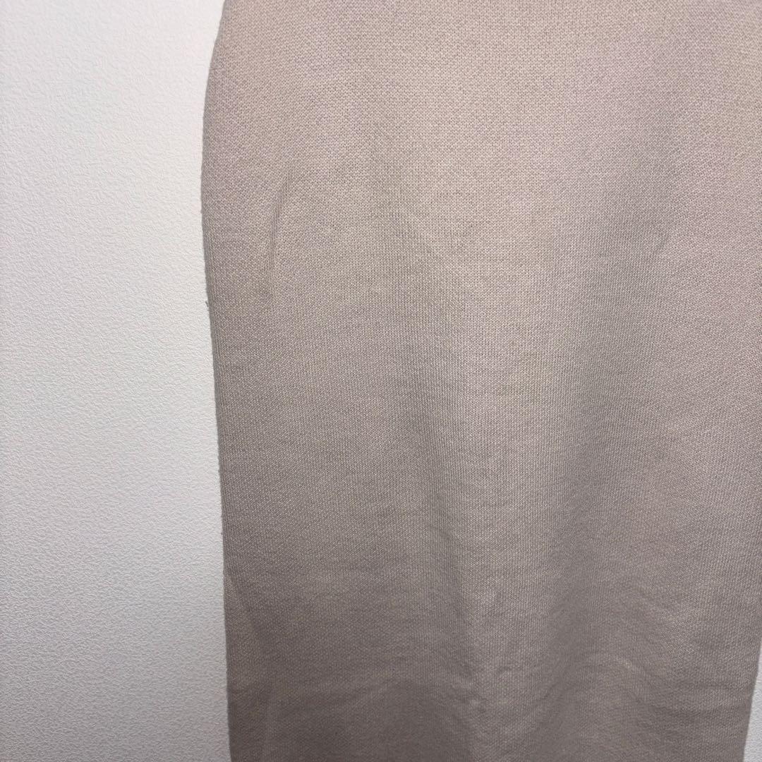 GRL グレイルノースリーブニットワンピース S ベージュグレーd666 5