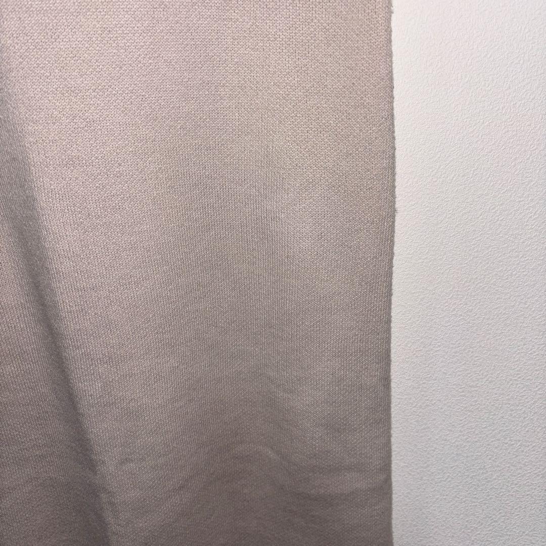 GRL グレイルノースリーブニットワンピース S ベージュグレーd666 9