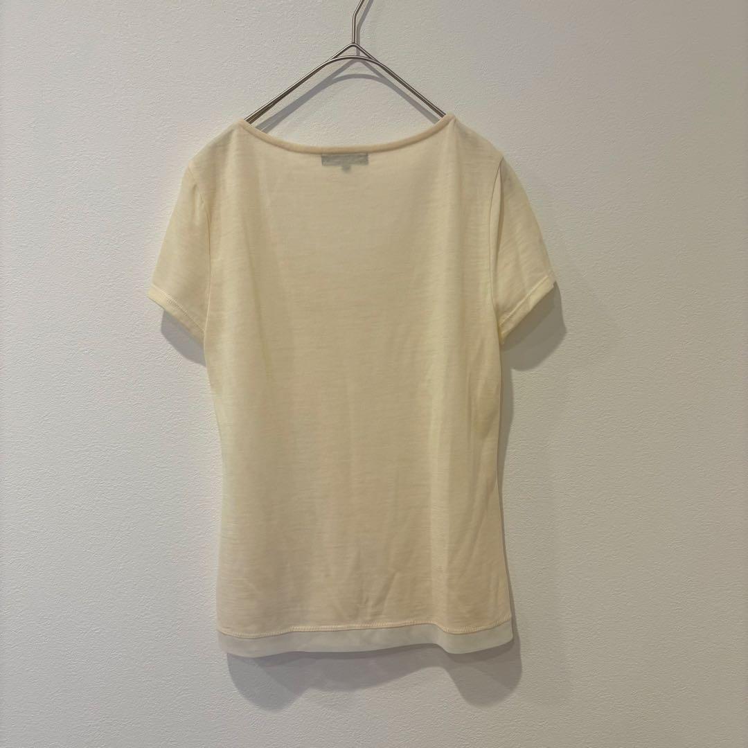 セブンアイディーコンセプト 半袖 カットソー タック ベージュ 38 M相当 5