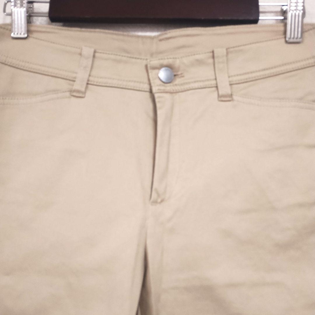 UNIQLO ベージュ スリムフィット カジュアルパンツ 春 ウエストゆったり 3