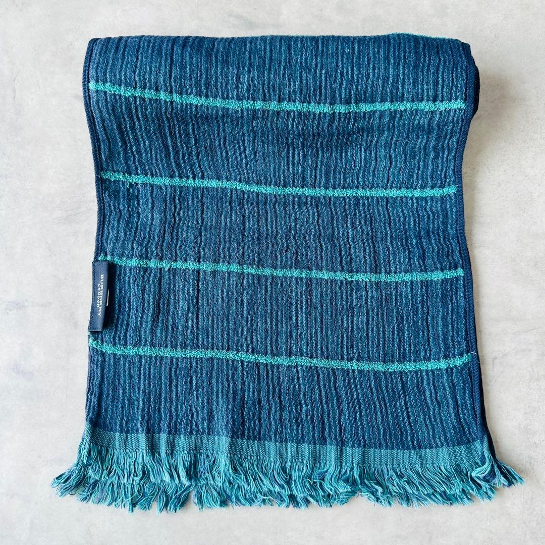 BURBERRY LONDON ストライプ ストール ショール グリーン系