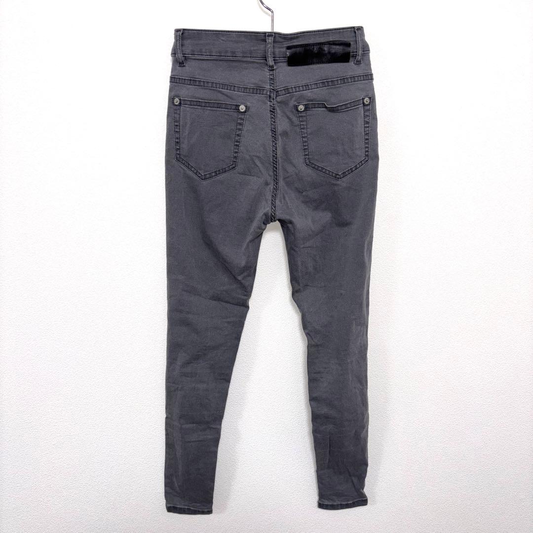 JEANASIS スキニーデニム XS グレーストレッチ有d787 11