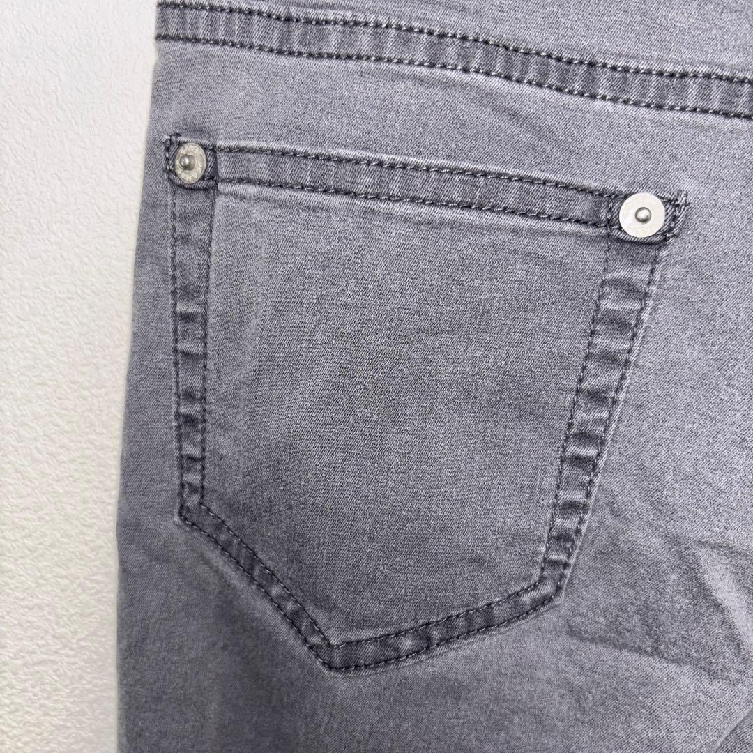 JEANASIS スキニーデニム XS グレーストレッチ有d787 13