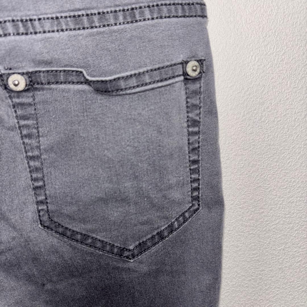 JEANASIS スキニーデニム XS グレーストレッチ有d787 14