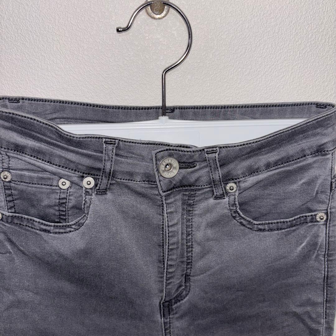 JEANASIS スキニーデニム XS グレーストレッチ有d787 3