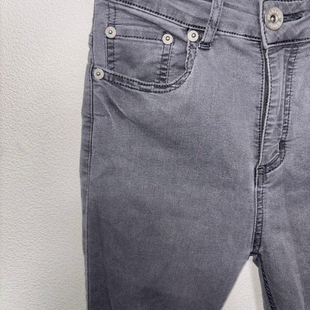 JEANASIS スキニーデニム XS グレーストレッチ有d787 4