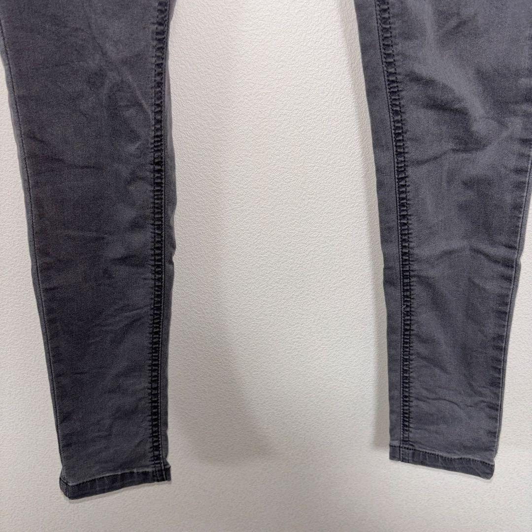 JEANASIS スキニーデニム XS グレーストレッチ有d787 10