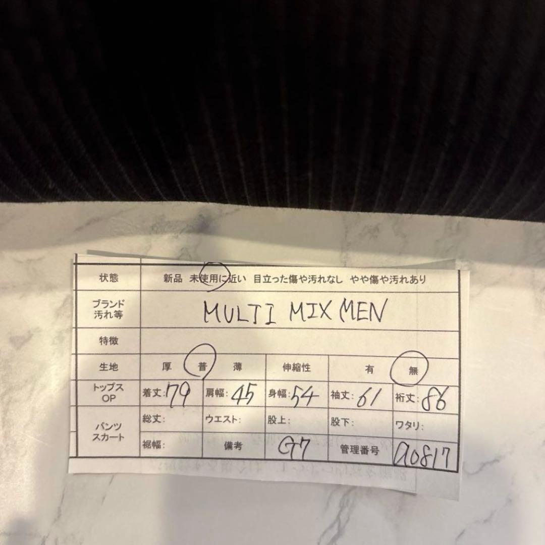 美品✨　オンワード　テーラードジャケット スーツ　ストライプ 黒　ブラック M 12