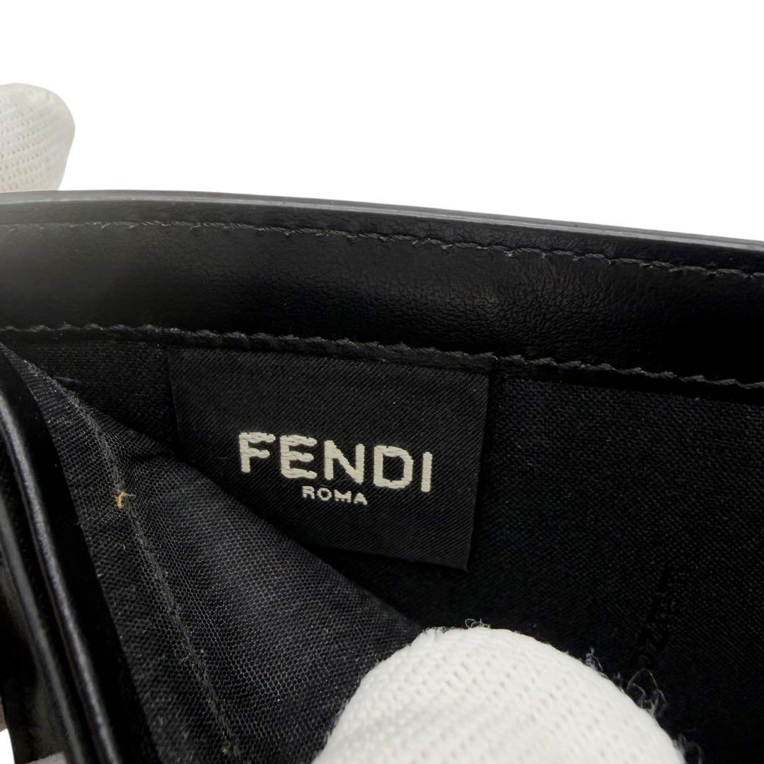 ⭐️美品⭐️ フェンディ 7M0169 ダイアゴナル ズッカ 二つ折り財布 7