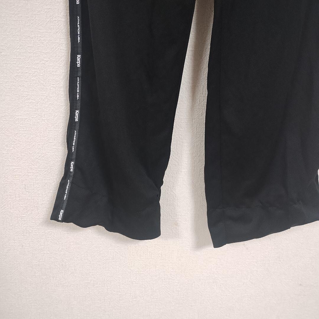 kaepa カエパ ブラックジャージパンツ サイドストライプ ランニング 3