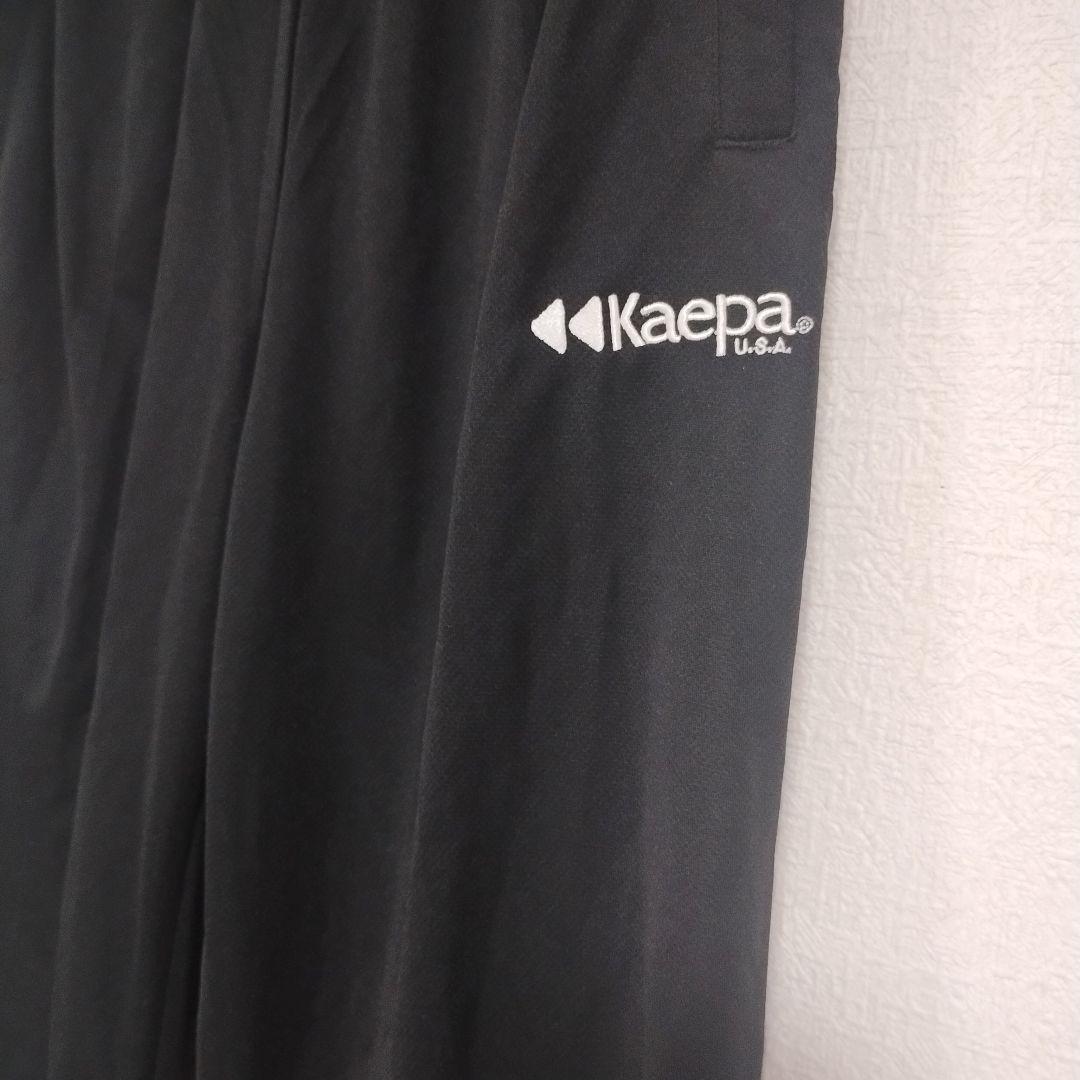 kaepa カエパ ブラックジャージパンツ サイドストライプ ランニング 4