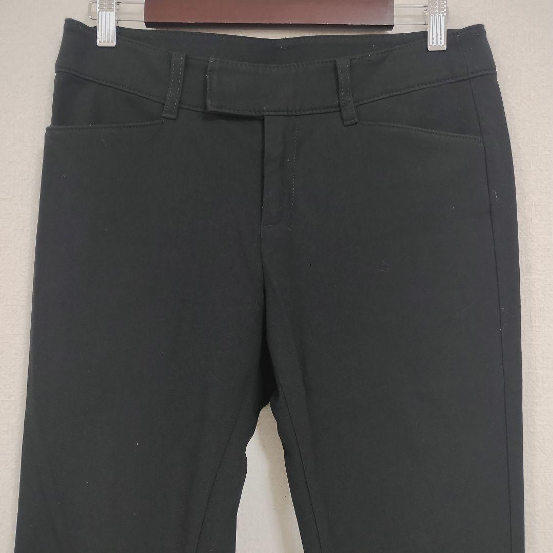 UNIQLOブラック スリムフィット カジュアルパンツ M ストレッチ 2